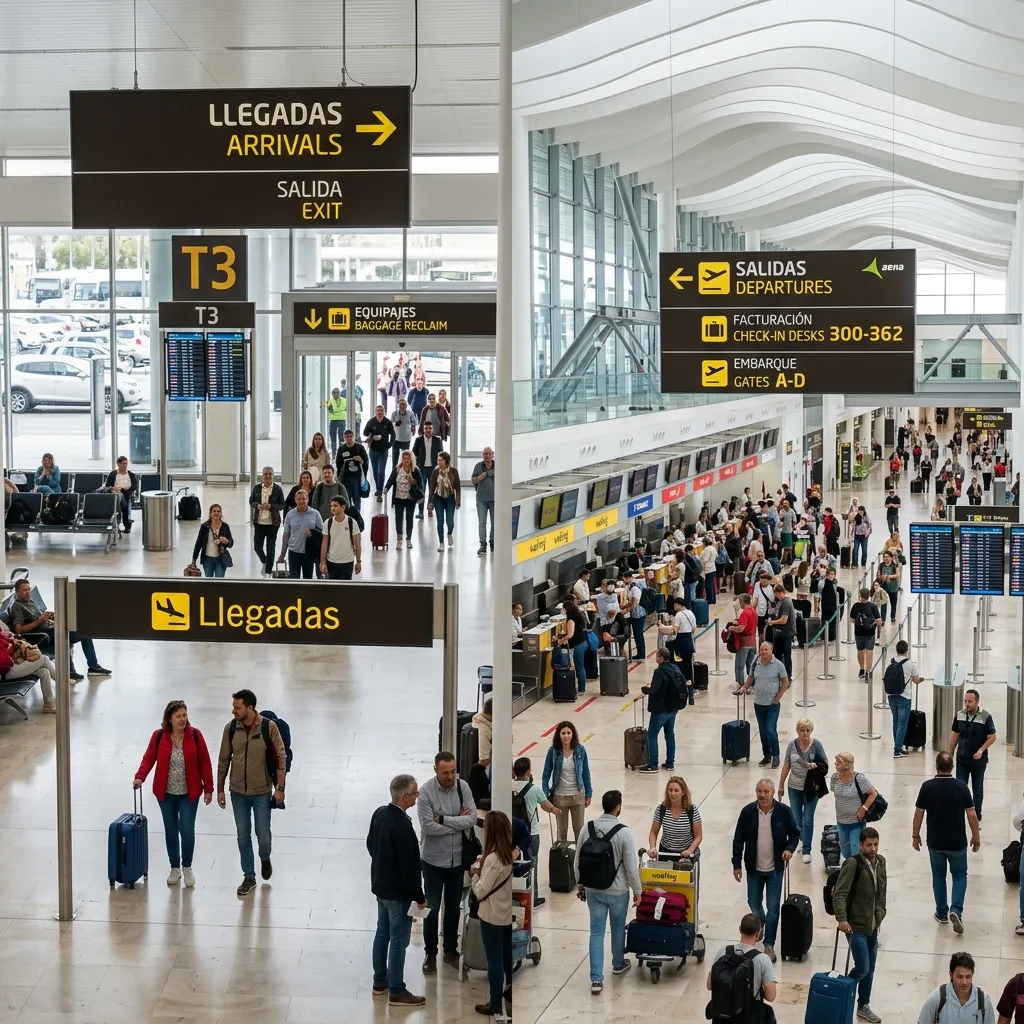 Malaga Airport departures and arrivals guide — Terminal 3 AGP