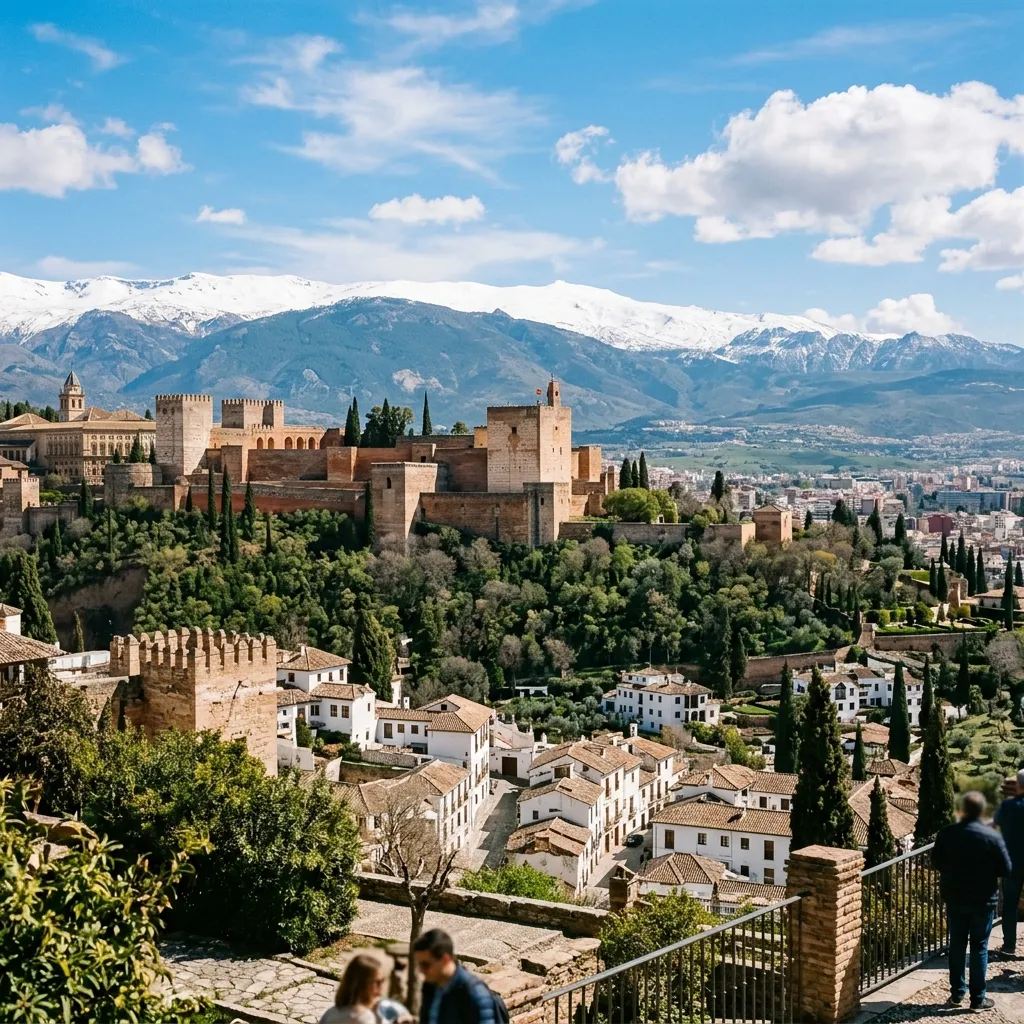 Day trip Malaga to Granada — Alhambra palace private transfer