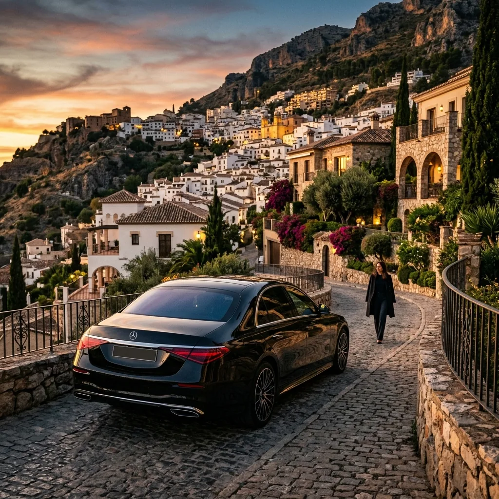 Cerros del Aguila Malaga private VIP transfer luxury resort