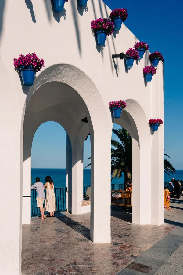 Nerja Balcón de Europa — transfer from Malaga Airport private taxi